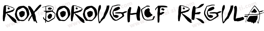 RoxboroughCF Regula字体转换